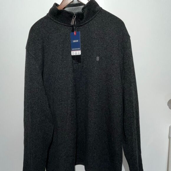 XIZOD Men's Black Advantage Performance Soft Touch Stretch Sweatshirt Sz 2XL NWT - Picture 2 of 12